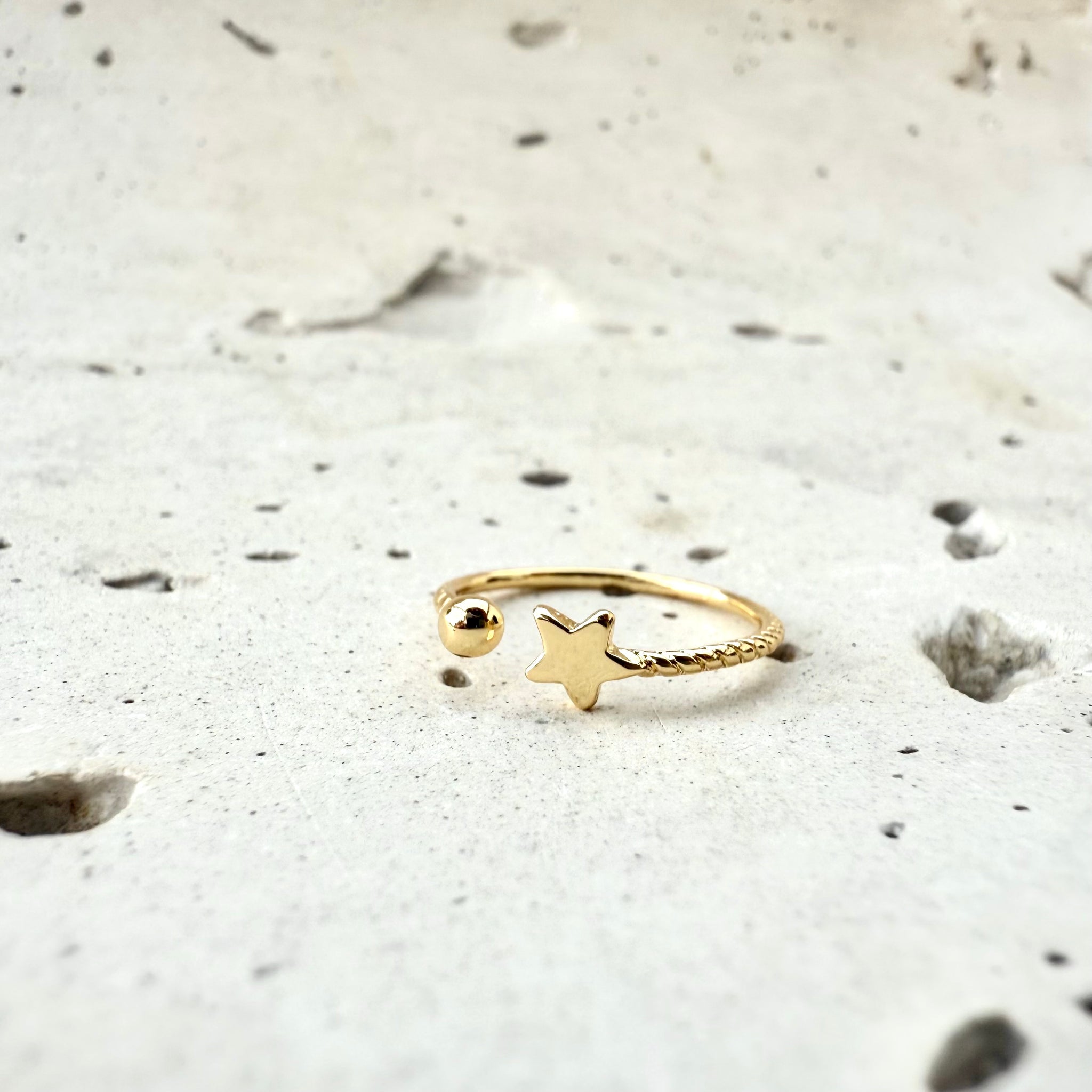 Anillo balín Estrella