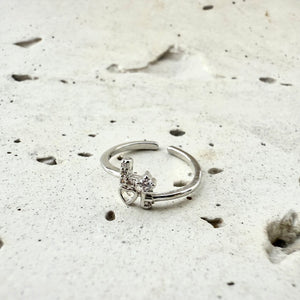 Anillo love silver