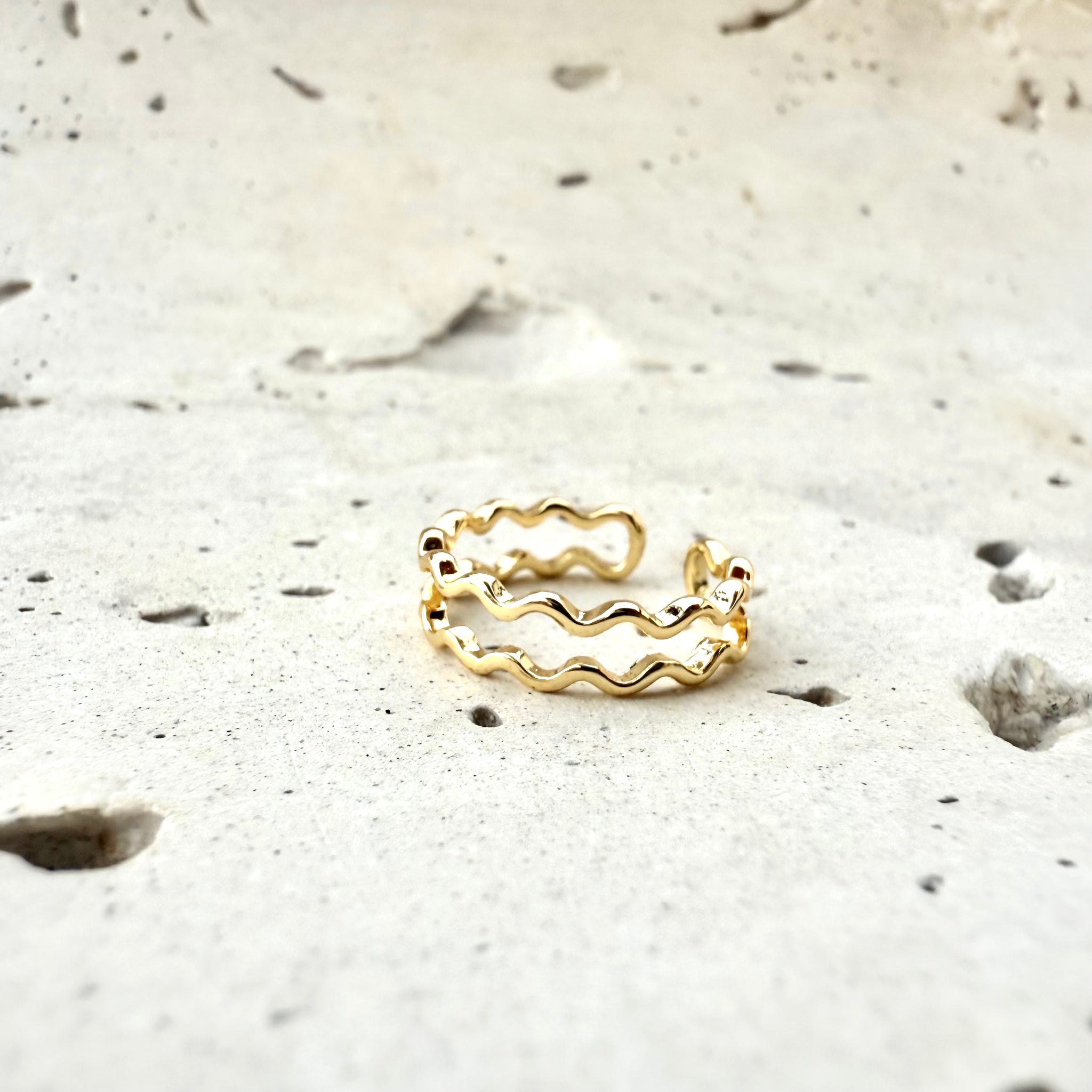 Anillo doble chevron