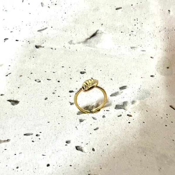Anillo Hoja romana