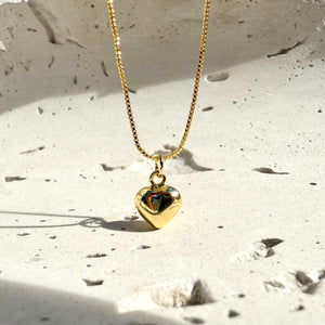 Cadena Miami corazon dorado