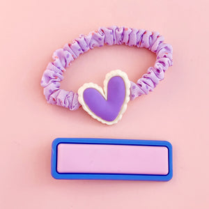 Colero pinza corazón - MariaBolo Accesorios