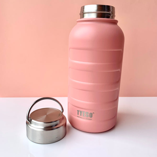 Tyeso Botella Termica de Acero inoxidable color Rosa 530/750ML. Frio y –  Termo Express